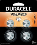 Duracell Lithium Medical Battery, 3V, 2032, 4/Pack, Model: , Hand/Wrist Watch...