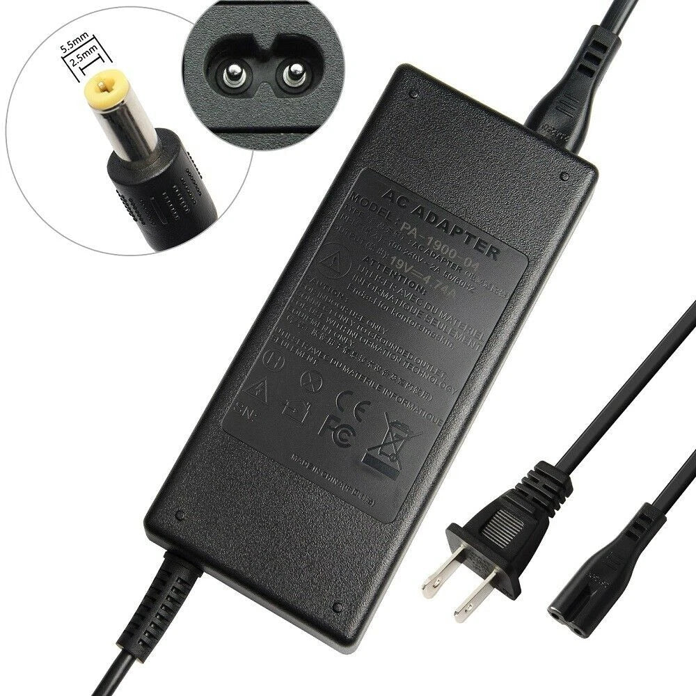For Toshiba 19V 4.74A PA3716E-1AC3 PA3716U-1ACA PA5035U-1ACA 90W AC Adapter NEW