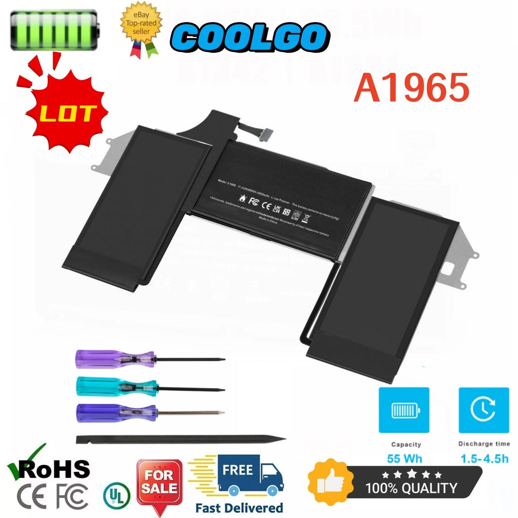 ?LOT A1965 BATTERY FOR MACBOOK AIR 13" A1932 A2179 RETINA EARLY 2018 2019 2020
