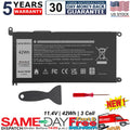 42Wh Battery YRDD6 For Dell Inspiron 15 3493 3582 3583 3593 3793 0VM732 Laptop