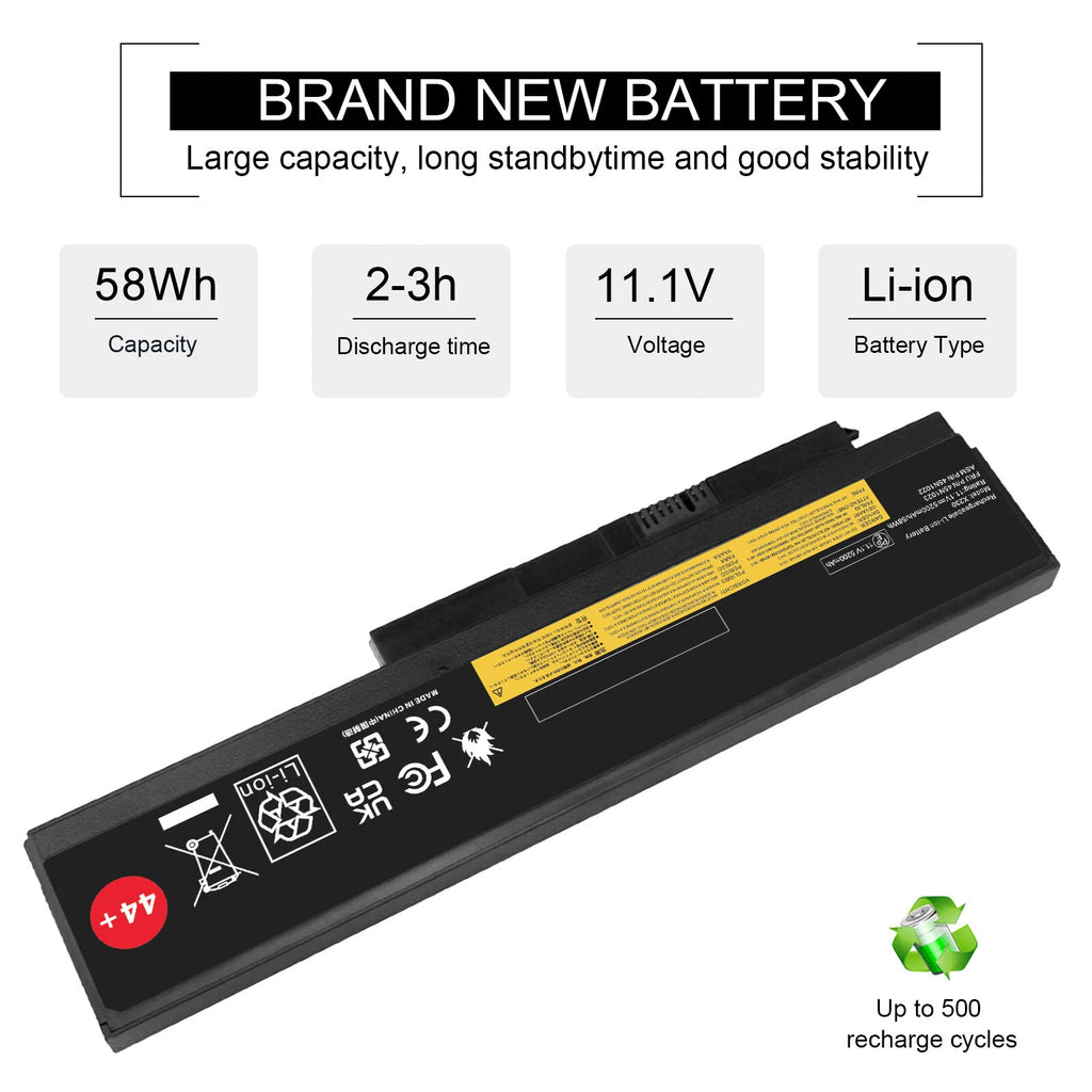 Battery for Lenovo ThinkPad X220 X220i X220s X230 X230i 45N1019 Notebook PC 44+