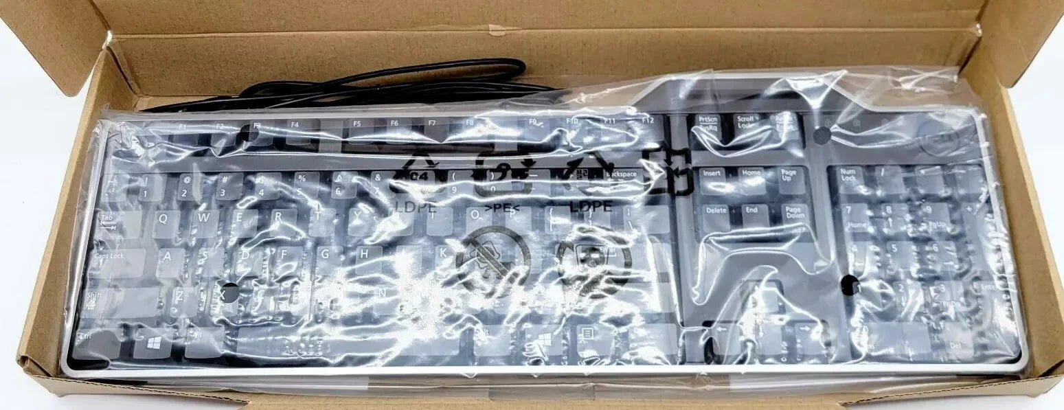 Lot of 10 - NEW Dell KB813(KB813BKUS) Smartcard Wired Keyboard Black-NoPalm Rest
