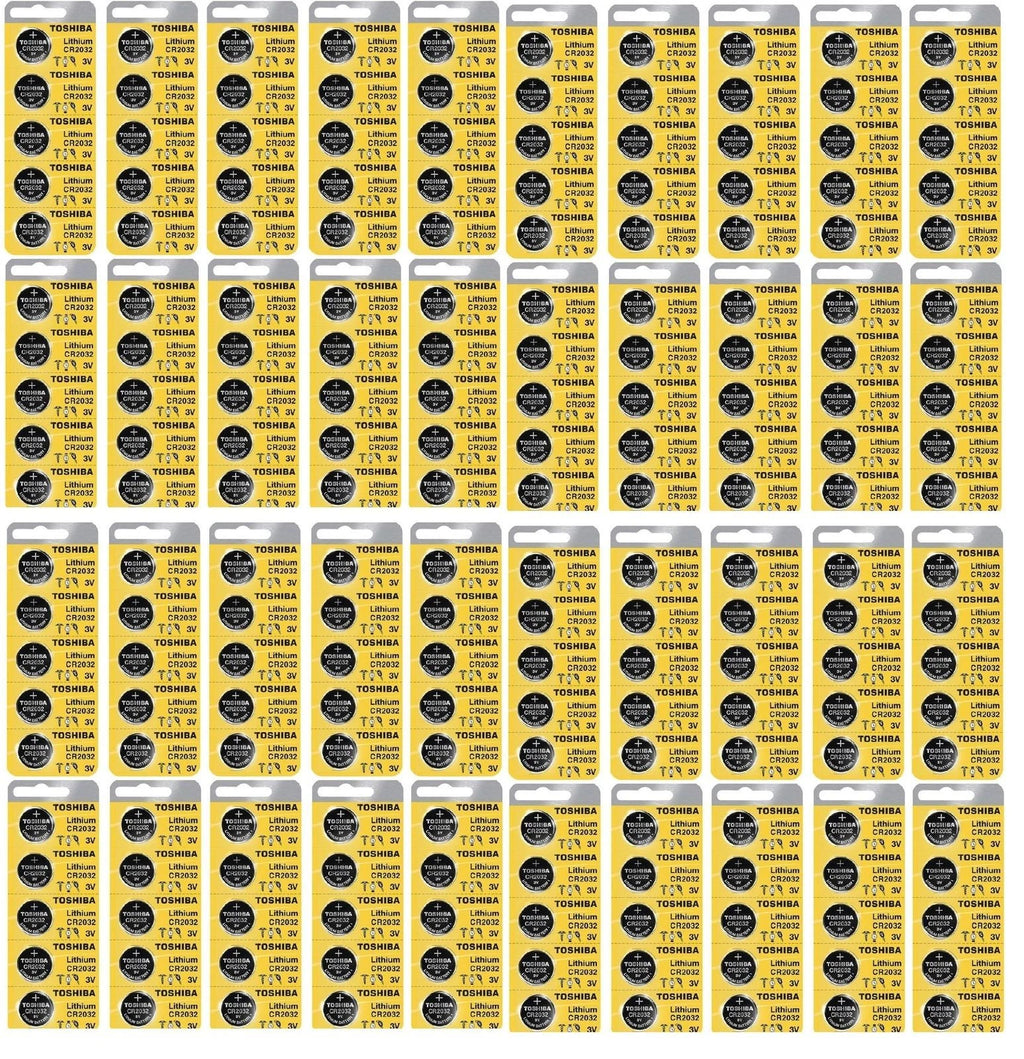 100 x New Original Toshiba CR2032 CR 2032 3VLITHIUM BATTERY BR2032 DL2032 Remote