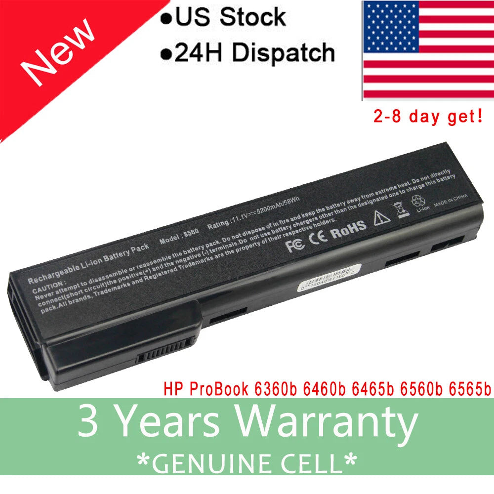 Premium Battery For HP EliteBook 8460W 8460P 8560P 8470P ProBook 6560b 6460b F