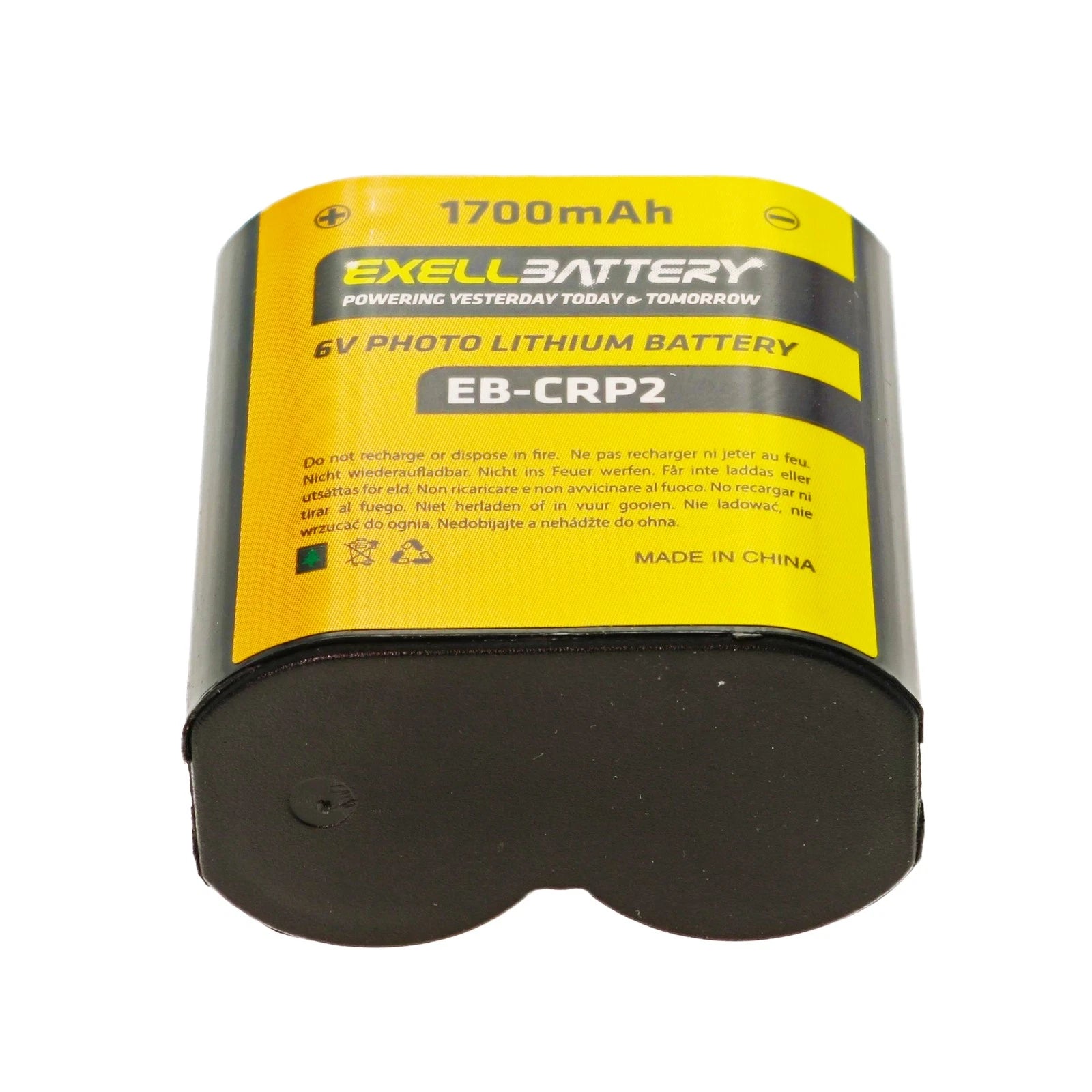 2x 6V 1700mAh CRP2 Photo Battery Compatible With 2CR-P2 PC223 DL223A For Cameras