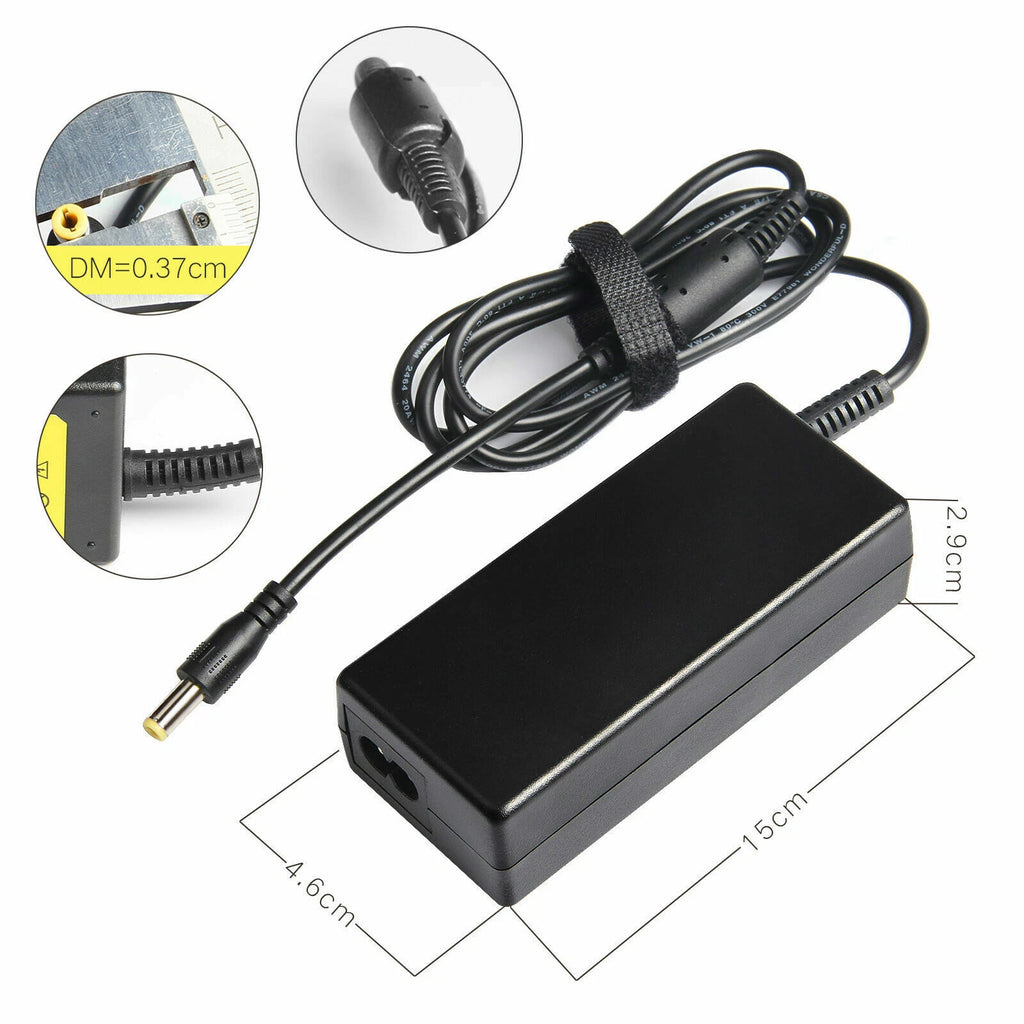 60W AC Adapter Charger Power Supply for Security Camera CCTV DVR + 8 Splitter US