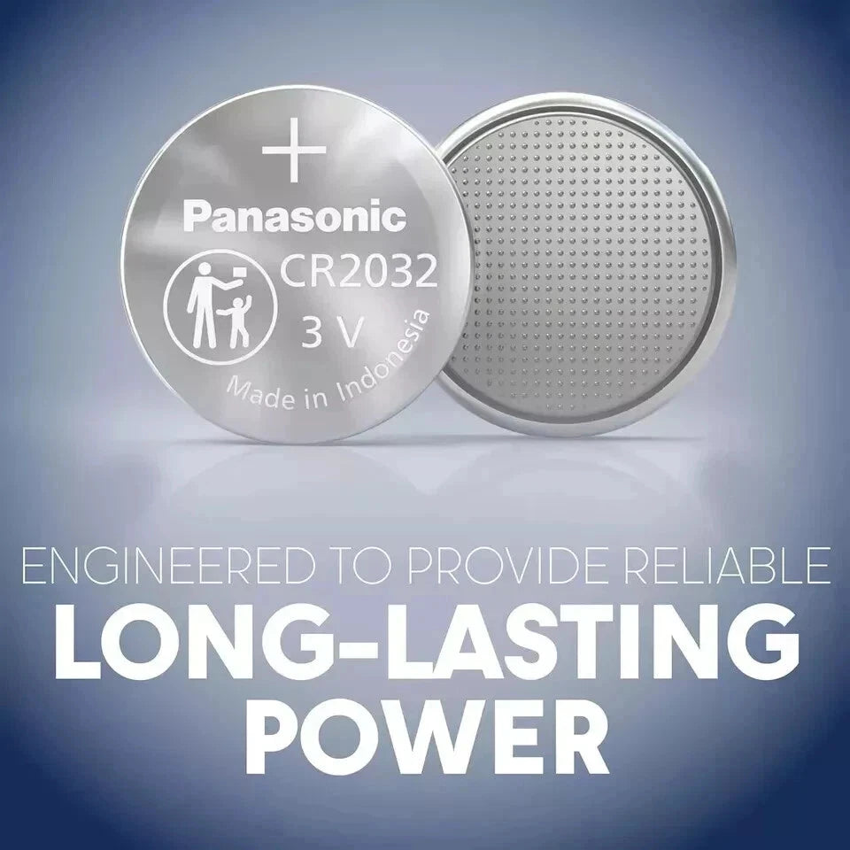 LOT 10-100 Panasonic LITHIUM BATTERY 3V CR2032 2032 BR2032 DL2032 Button Cell