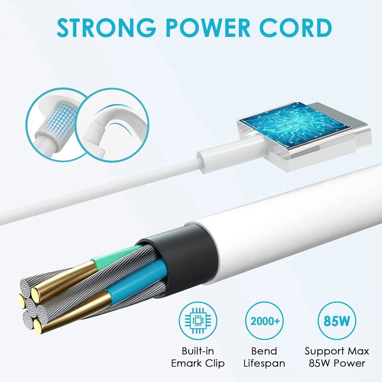 85W/60W/45W T-Tip Charger MacBook Cable Power Adapter 13"&15"&17"Inch 2012 2013