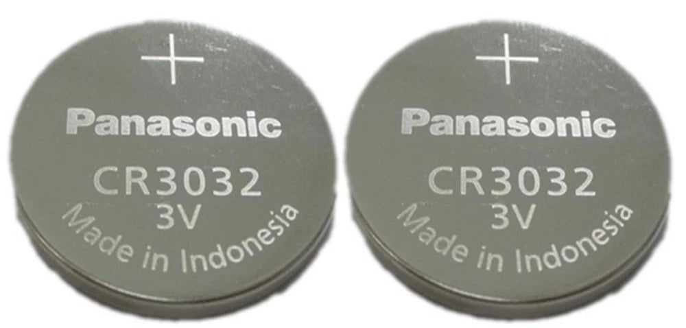 2 NEW BATTERIES PANASONIC CR3032 3v Lithium Battery FRESH