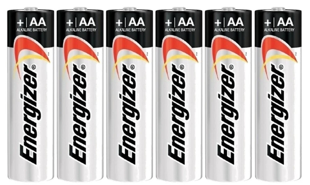 12 Energizer AA Max Alkaline Batteries 2027+Powerseal 1.5V Batteries On Card 2x6
