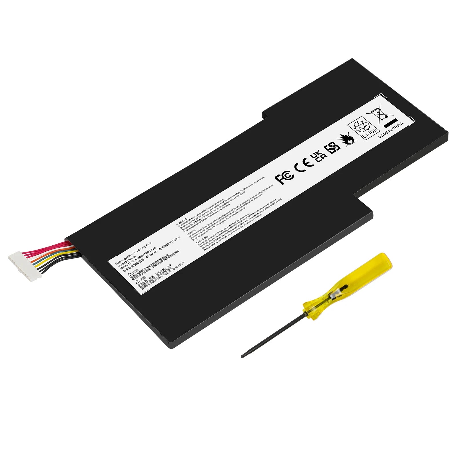 BTY-M6K Battery For MSI GS63VR 7RG Stealth Pro GF63 Thin 8RB 8RC 8RD 52.4Wh