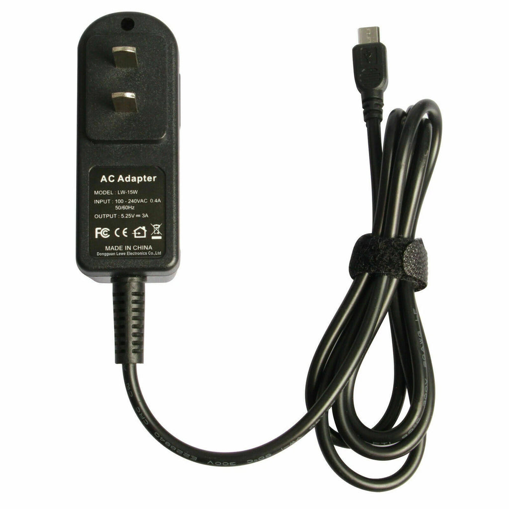 5.25V 3A Micro USB Wall Charger AC Adapter for Raspberry Pi 3 Power Supply Cord