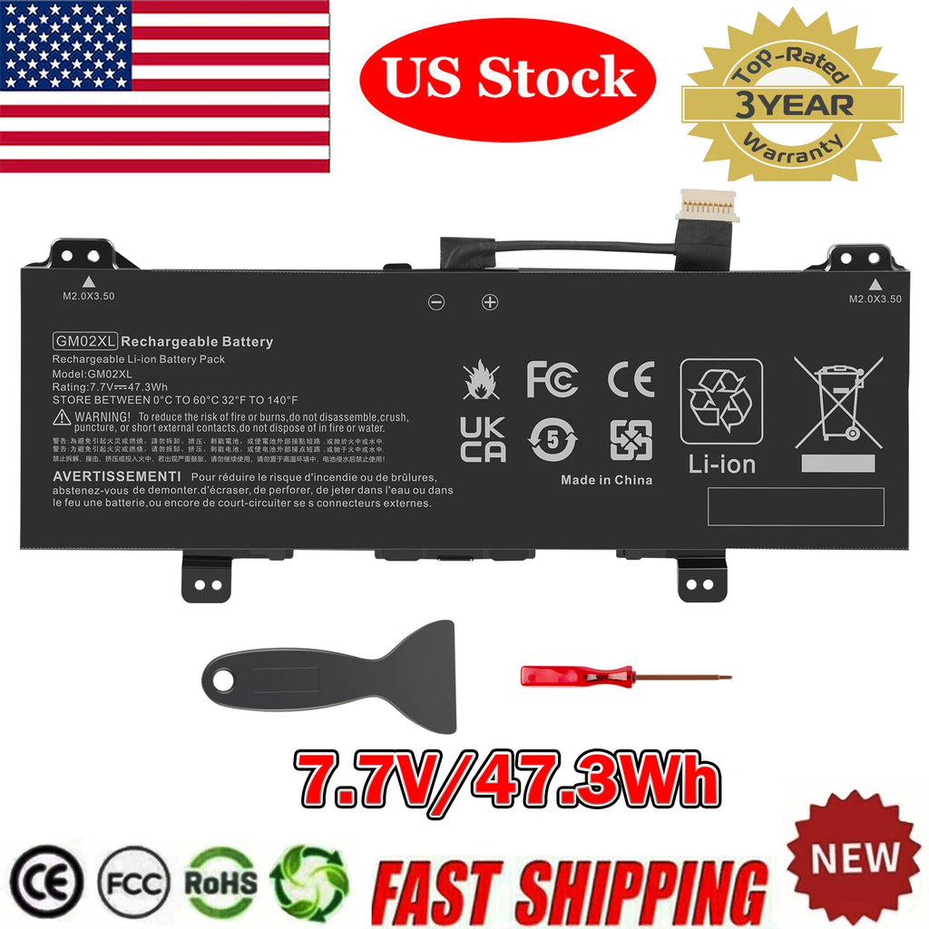GM02XL Battery for HP Chromebook 14-CA061DX 917679-271 HSTNN-DB7X 917725-855 US
