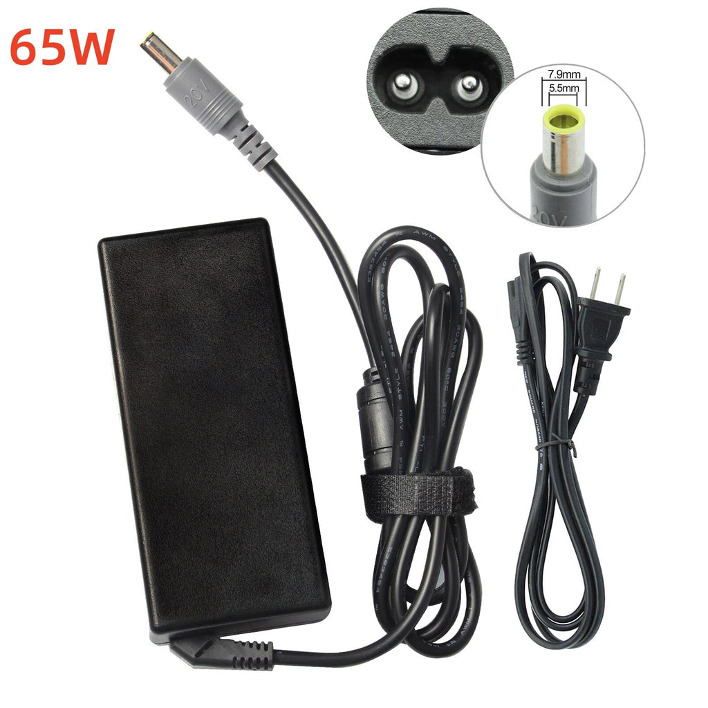 65W Adapter Charger For IBM Lenovo 3000 Lenovo Z Thinkpad X/T/R T420 T410 7.9mm