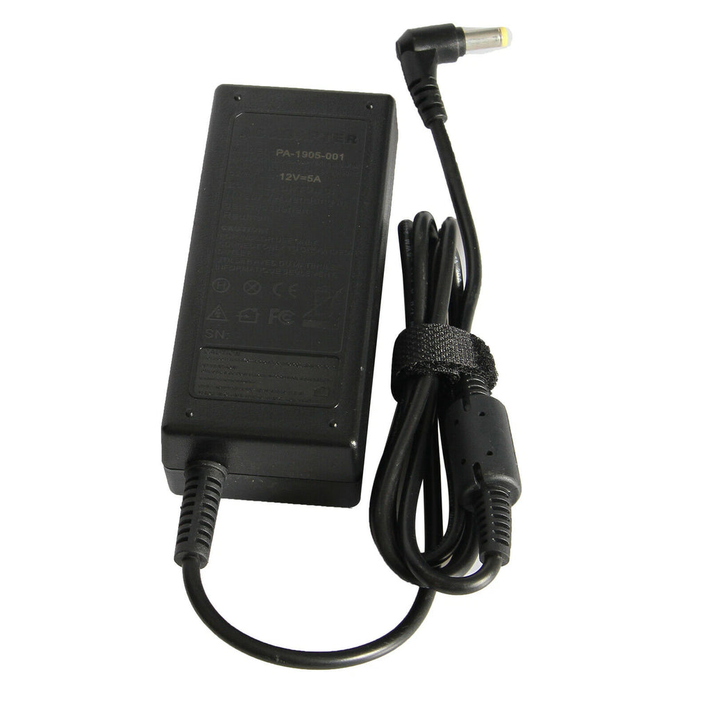 12V 5A 60W AC Adapter Charger Cord For Dell S2340M S2340MC 23" LED LCD Monitor