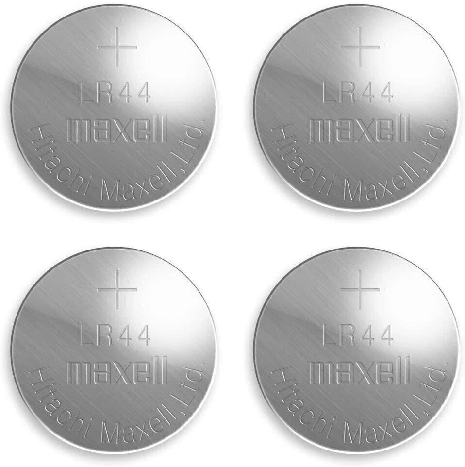 Maxell LR44 Batteries (4 Pack) - Fresh Expiration date