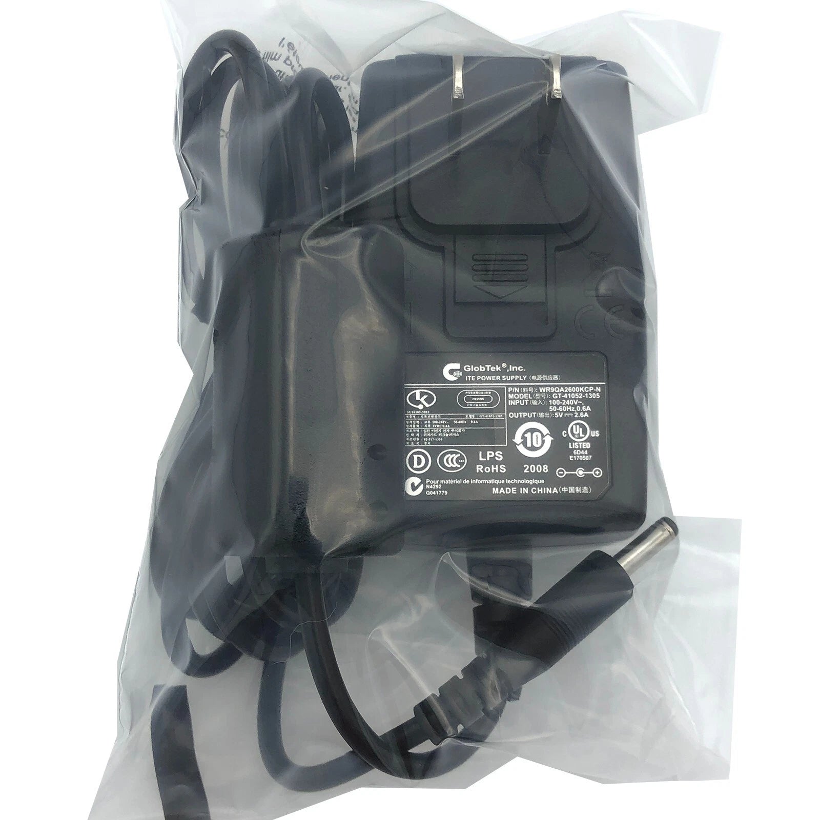 NEW Original Globtek 13W AC Power Adapter GT-41052-1305 Charger WR9QA2600KCP-N