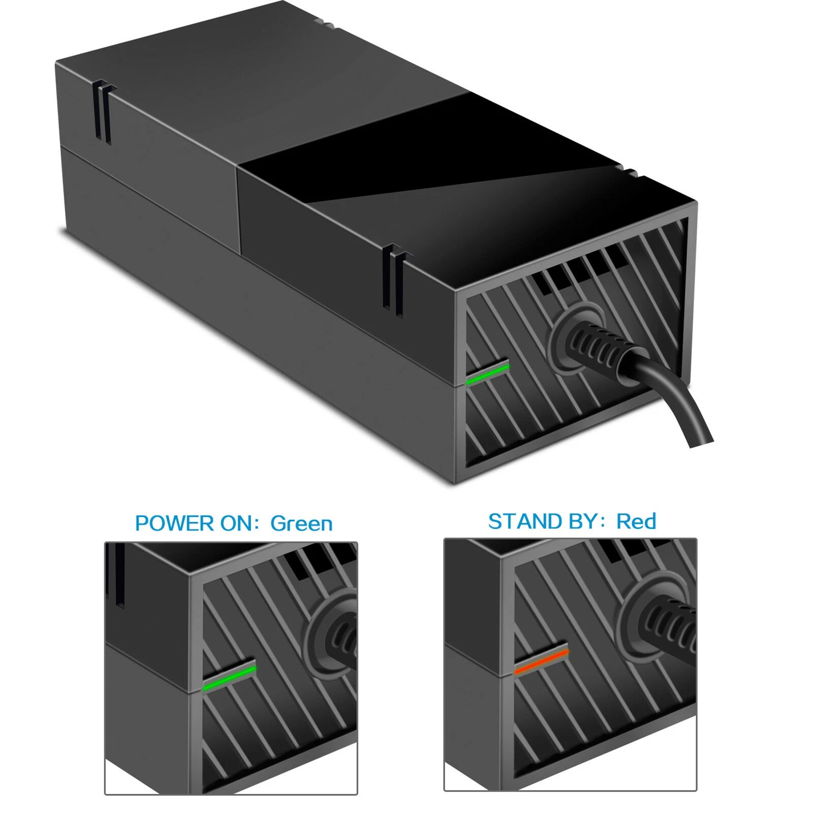 For Microsoft Xbox One Console AC Adapter Brick Charger Power Supply Cord 12V