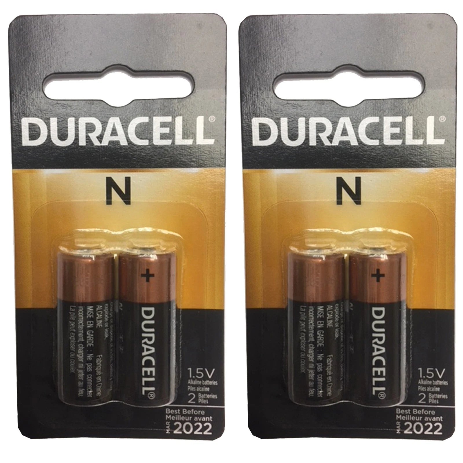 2x Duracell 2pk 1.5V N Size Alkaline Battery Child Locators GPS