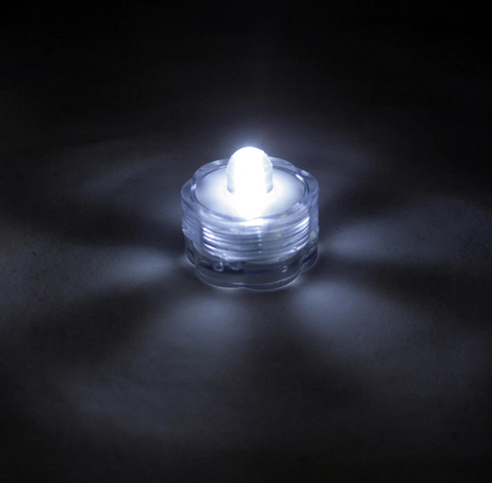 Submersible Waterproof Battery LED Tea Light ~ Wedding Decoration~WHITE~ 36 Pack