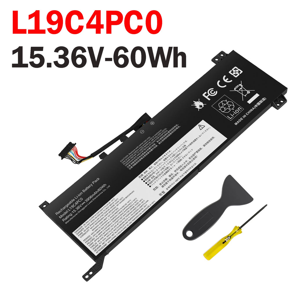 BATTERY L19C4PC0 L19M4PC0 FOR LENOVO LEGION 5P-15IMH05 5-15IMH05 5-15ARH05H 60WH