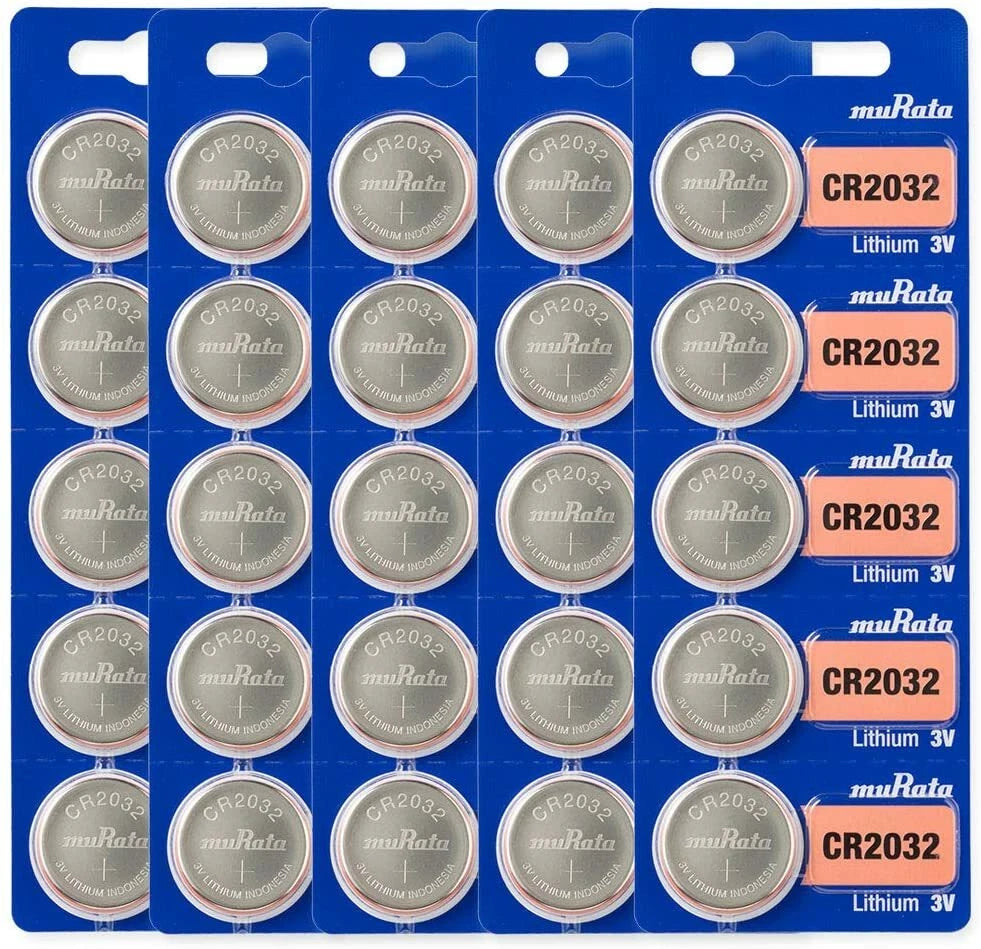 Lot of 25 Murata Genuine Fresh Date CR2032 2032 Lithium 3V Batteries W/ Trackin