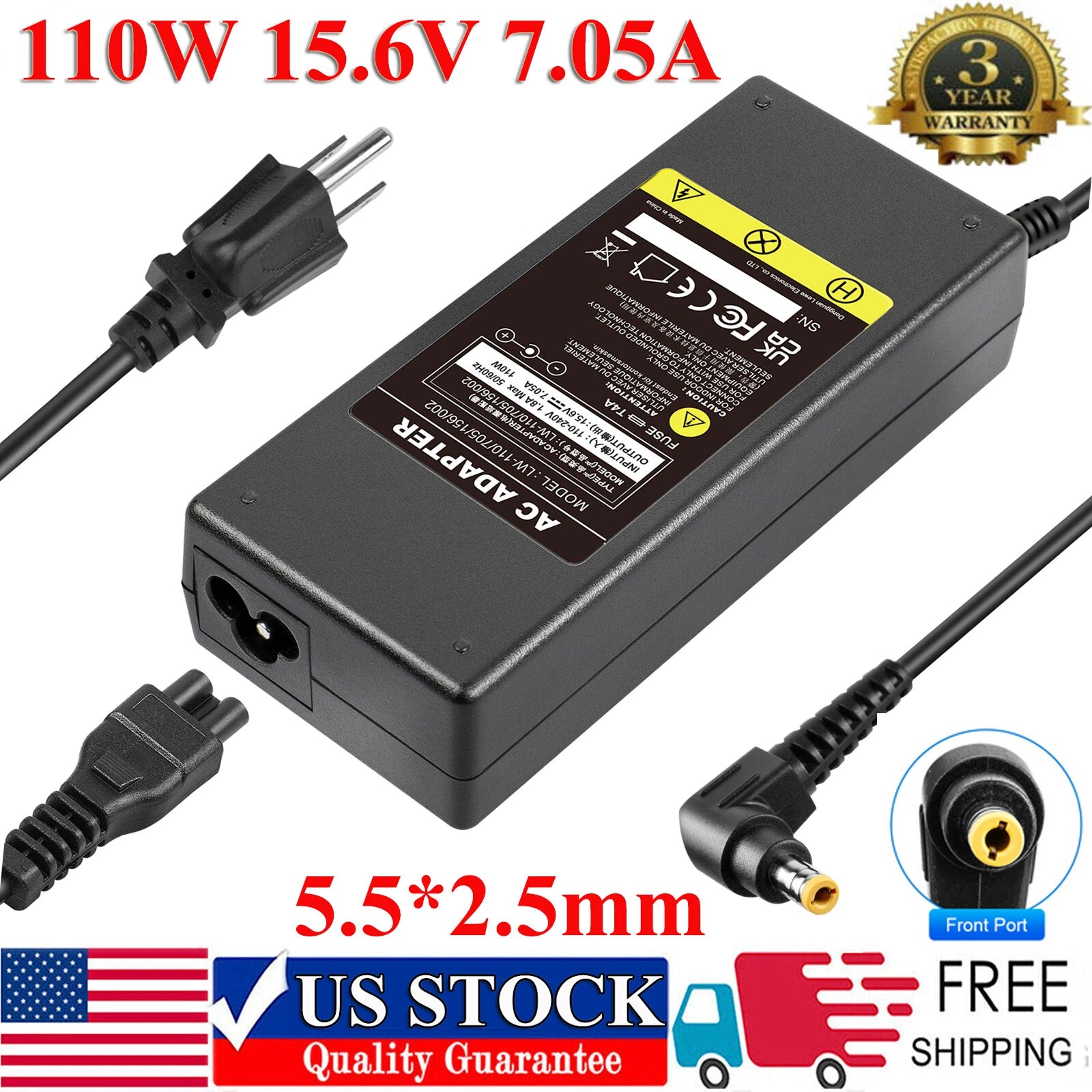 110W CF-AA5713A Charger for Panasonic Toughbook CF-31 CF-53 CF-52 CF-73 CF-74