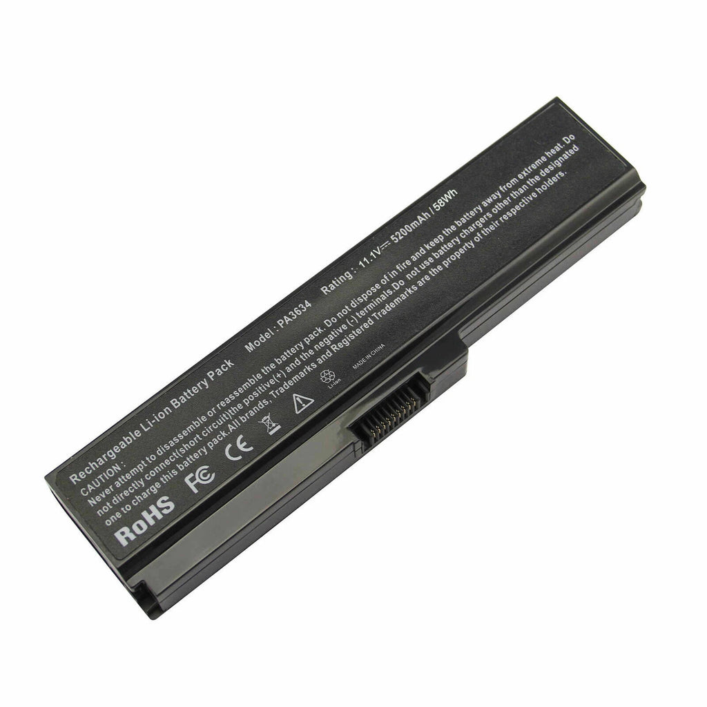 Battery for Toshiba Satellite U405-ST550W A665-S5170 C655D-S5080 L655D-S5116 PSU