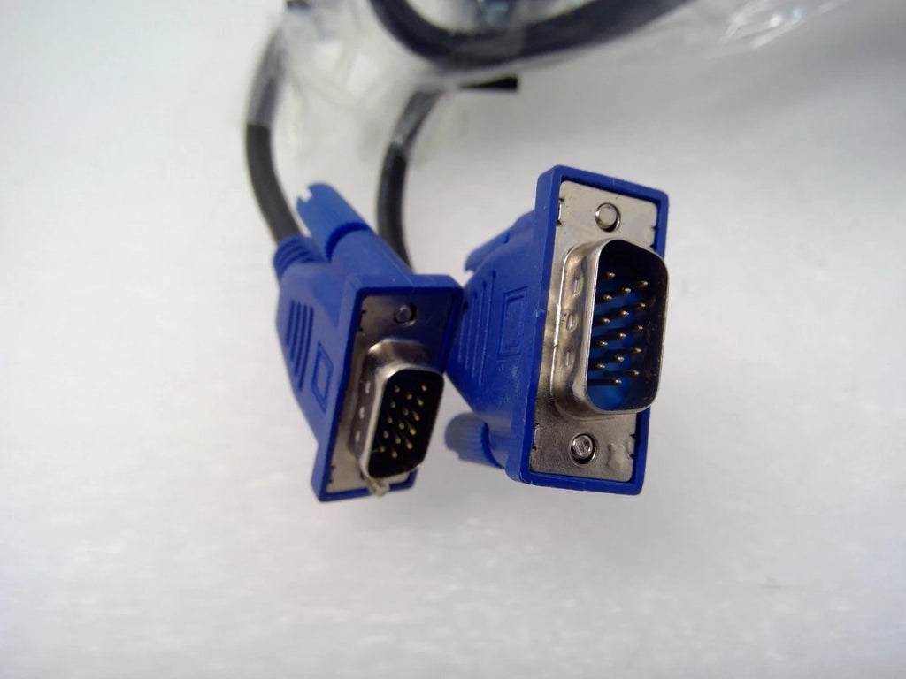 10x) Mix Brand VGA To VGA VIDEO CABLE MALE-TO-MALE CONNECTOR BN39-00244H 5FT/6FT