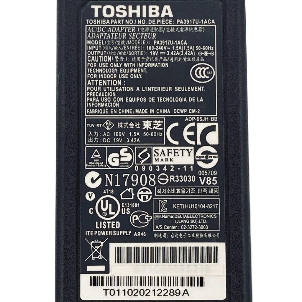 NEW Genuine Toshiba ACD83-110114-7100 65W Laptop AC Power Supply Adapter