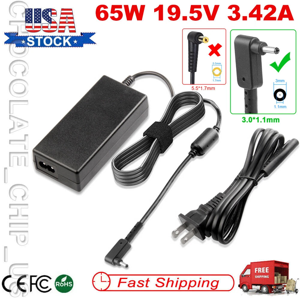 65W Power Adapter Charger For Acer Spin 5 N17W2 Spin 1 N17H2 Spin 3 SP314 SP513