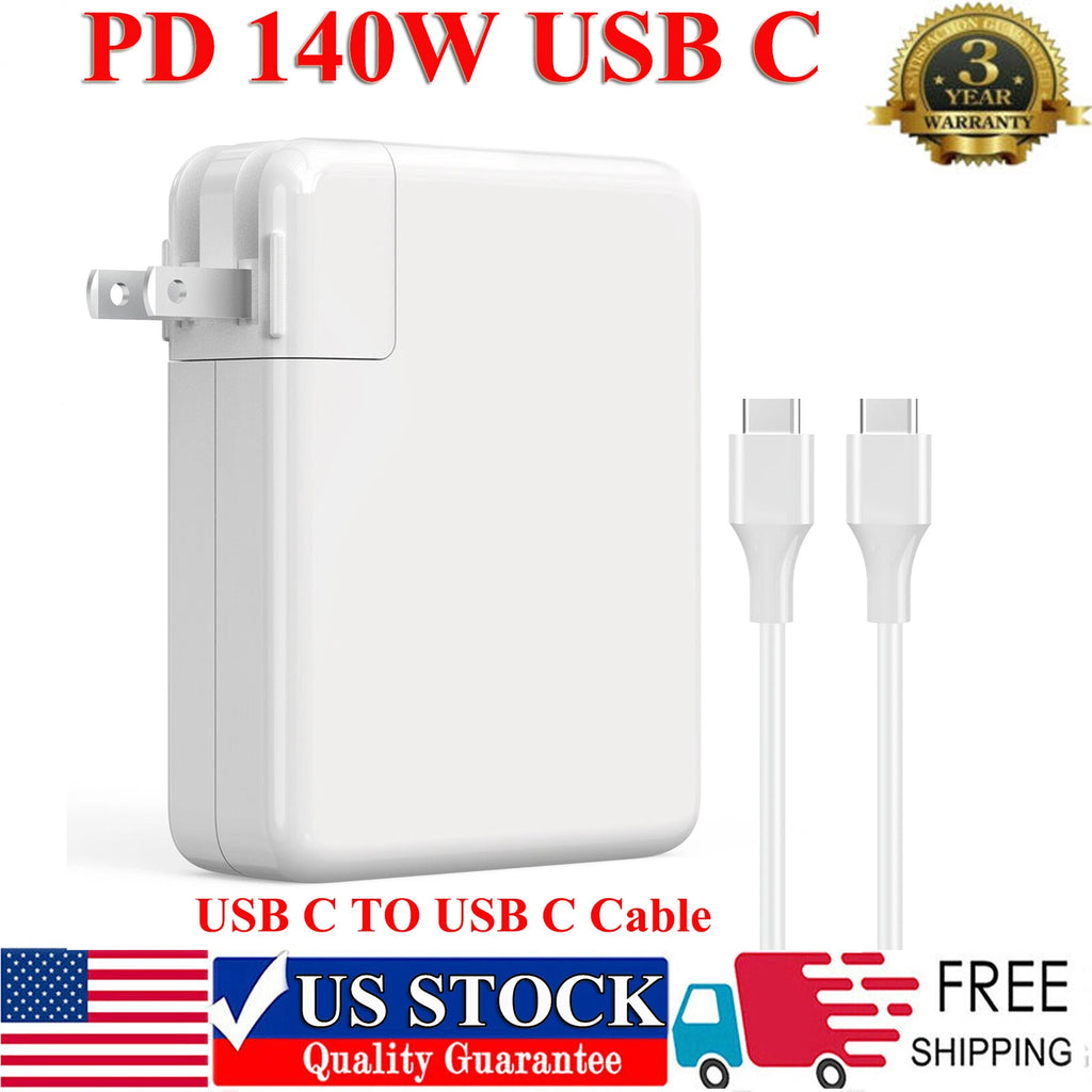 140W USB-C Charger for APPLE MacBook Pro 13" 14" 15" 16" 2019 2020 2021 2022