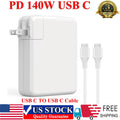 140W USB-C Charger for APPLE MacBook Pro 13" 14" 15" 16" 2019 2020 2021 2022