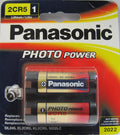 1 Pk Panasonic 2CR5 Photo Lithium Battery Expires 2022 Made in USA