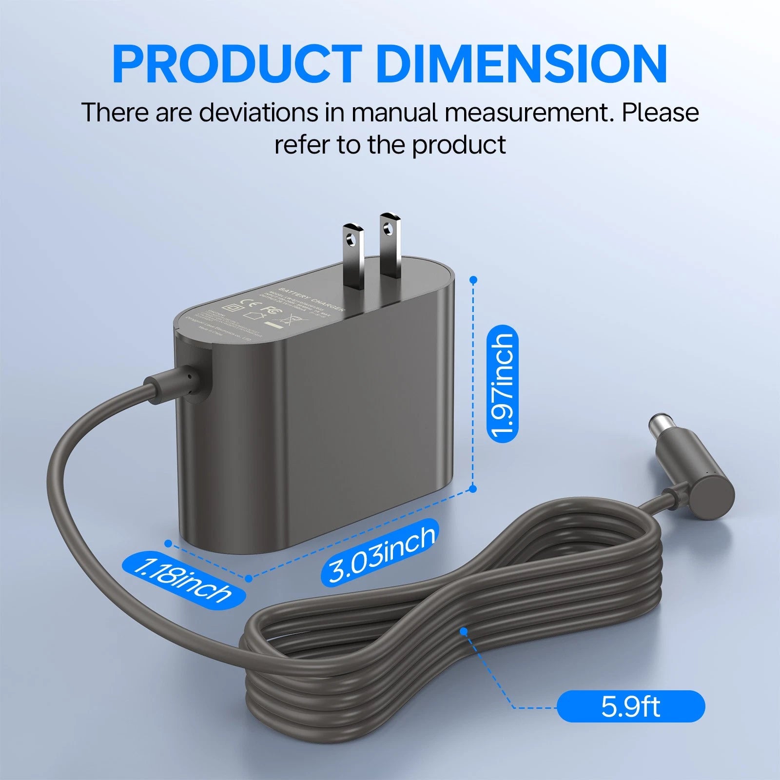 For Dyson Cordless V6 V7 V8 Animal Absolute Power Adapter Battery Charger Supply