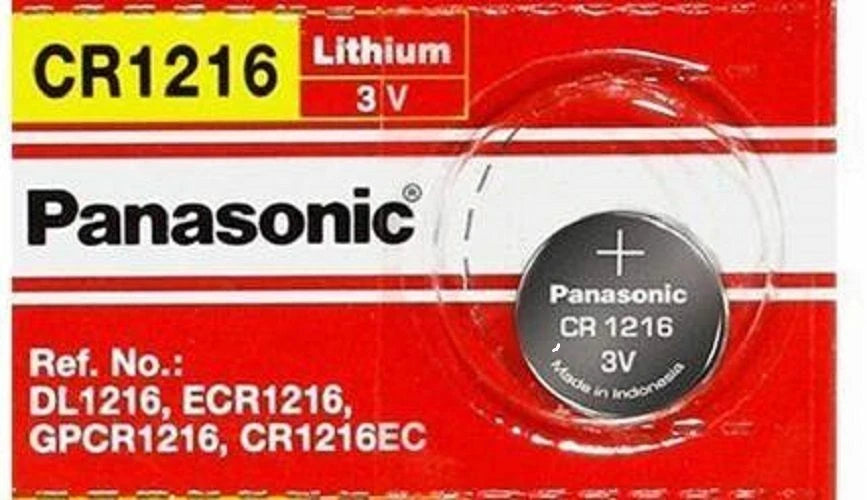 Panasonic 3 Volt Lithium Button Cell Watch Battery (ECR1216 CR1216) EXP 2028