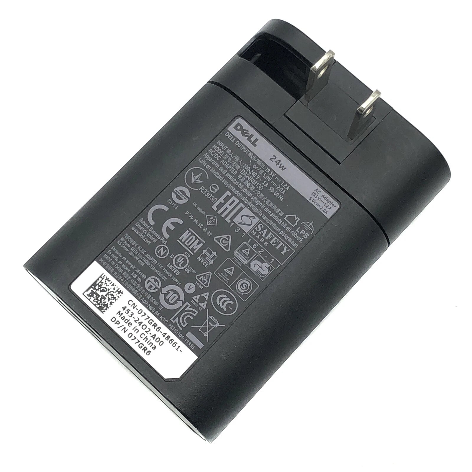 NEW Original DA24NM130 KTCCJ AC Adapter O77GR6 For Dell Venue 11 Pro 11i 8 7