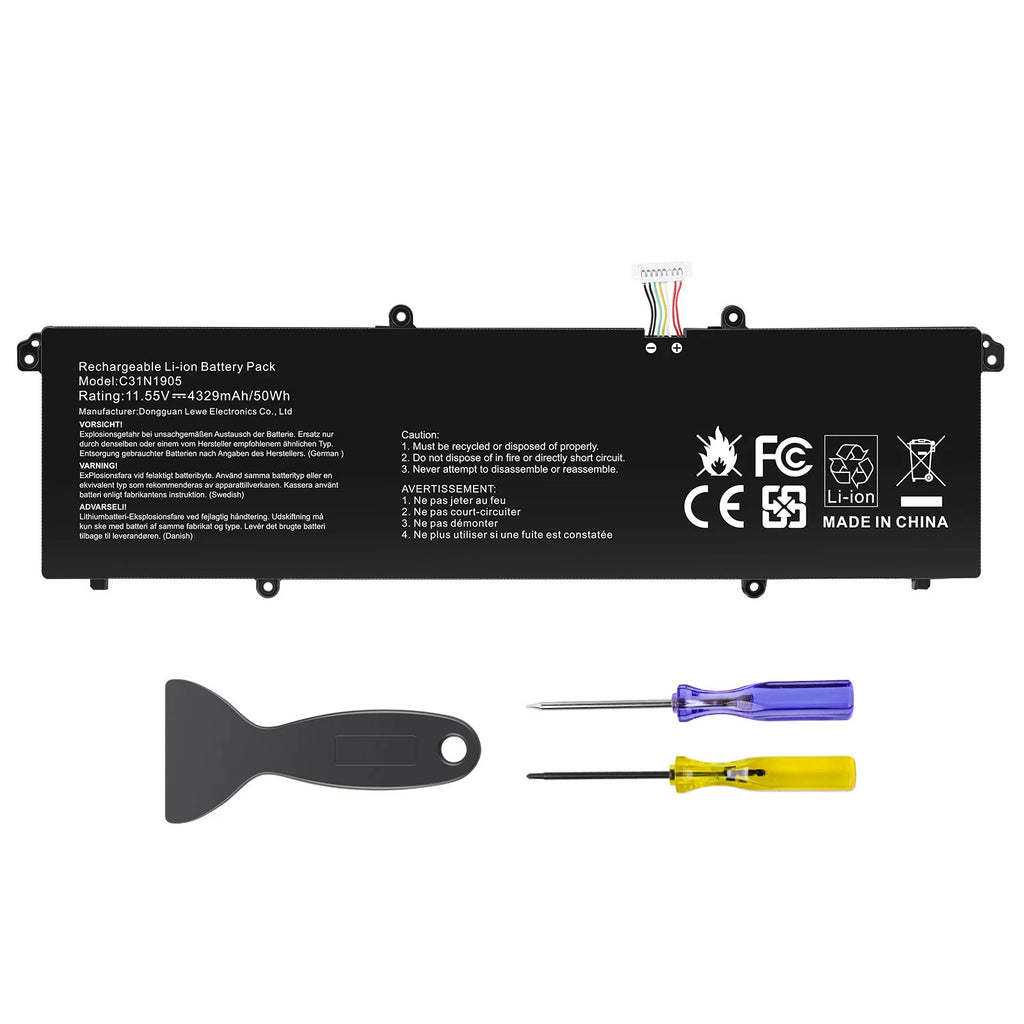 C31N1905 Battery For ASUS VivoBook S14 M433 S433 S433FL S15 S533 S533EQ M433IA