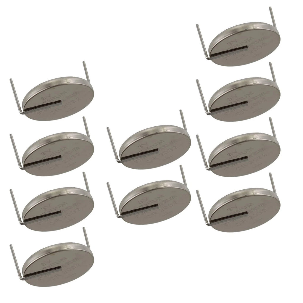 10x CR2032AH1-MFR 3V Lithium Coin Battery HORZ 2-PIN for Gateway Solo RTC