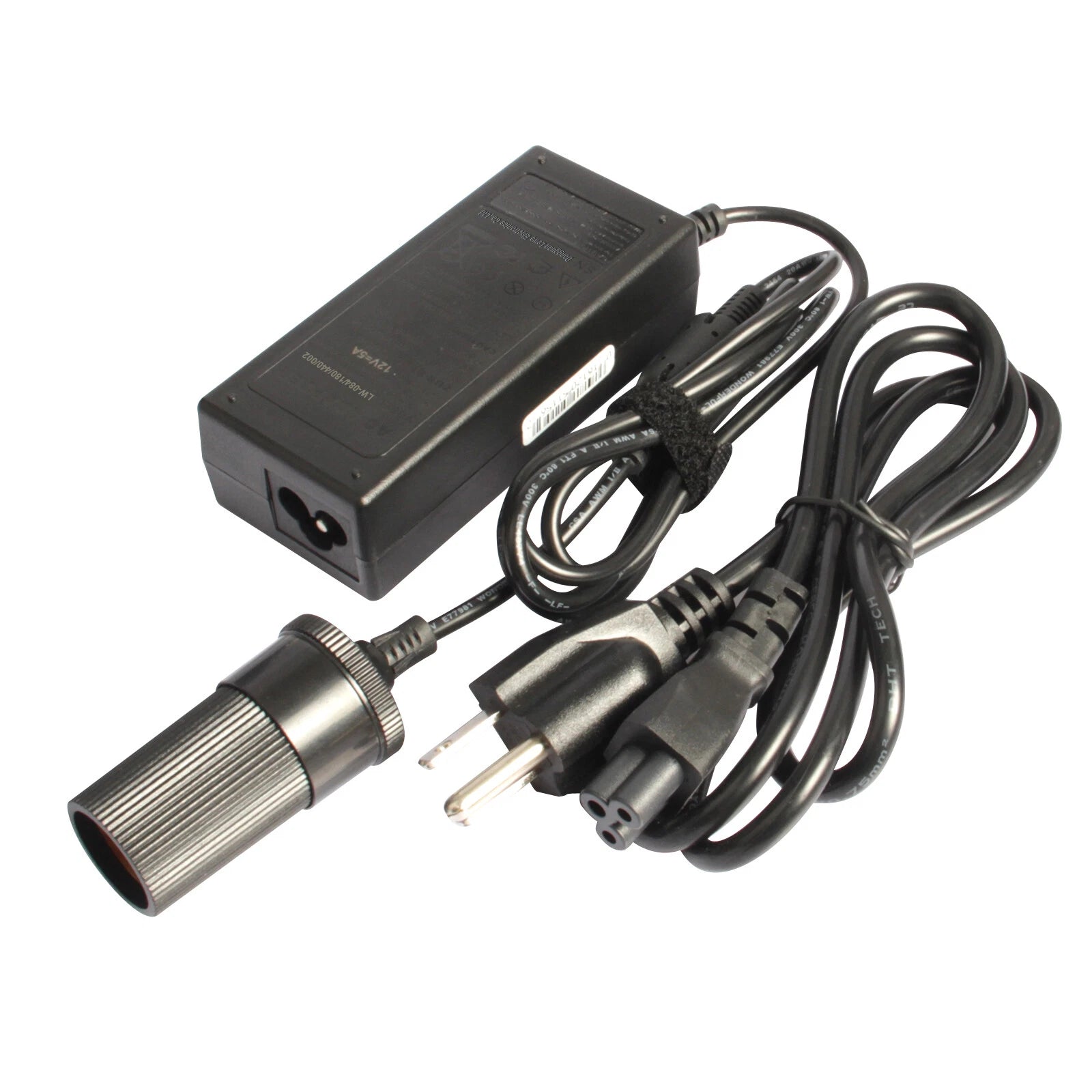 110V AC to 12V DC Car Converter Cigarette Lighter Socket 60W AC Power Adapter