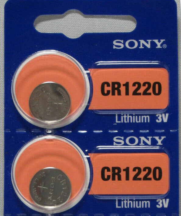 5 x CR 1220 SONY LITHIUM BATTERIES 3V Watch New Authorized Seller Exp:2028