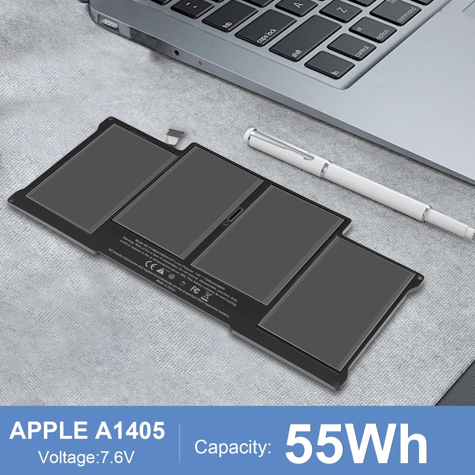 A1405 Battery For Apple Macbook Air 13" A1496 A1466 2013 Early 2014 2015 2017