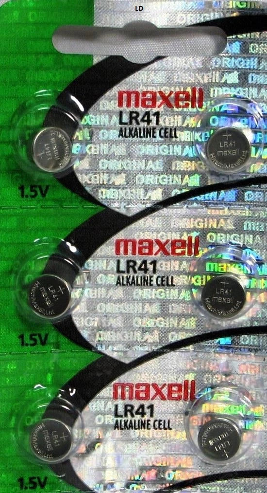 LR41 Maxell 192 (10 piece) LR41 AG3 392A 192 SR41 LR736 392 Alkaline Battery