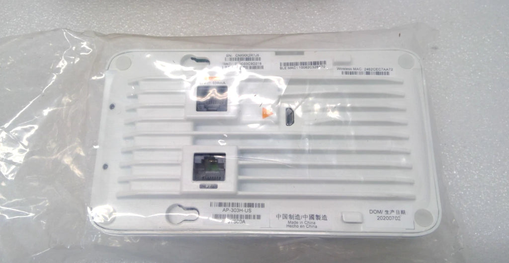 Aruba AP-303H APINH303 Hospitality Access Point dual 802.11ac/n 2x2 MIMO