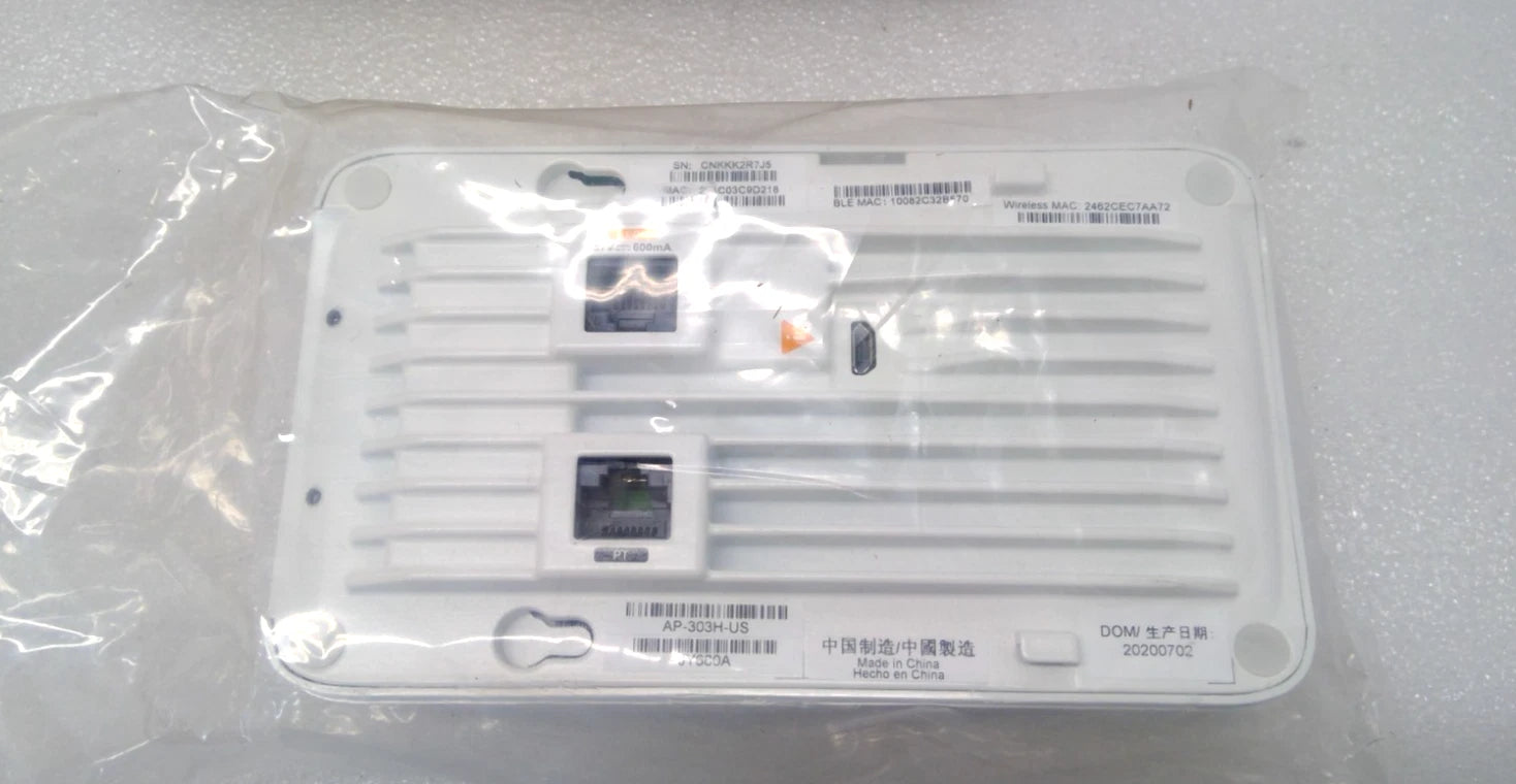Aruba AP-303H APINH303 Hospitality Access Point dual 802.11ac/n 2x2 MIMO
