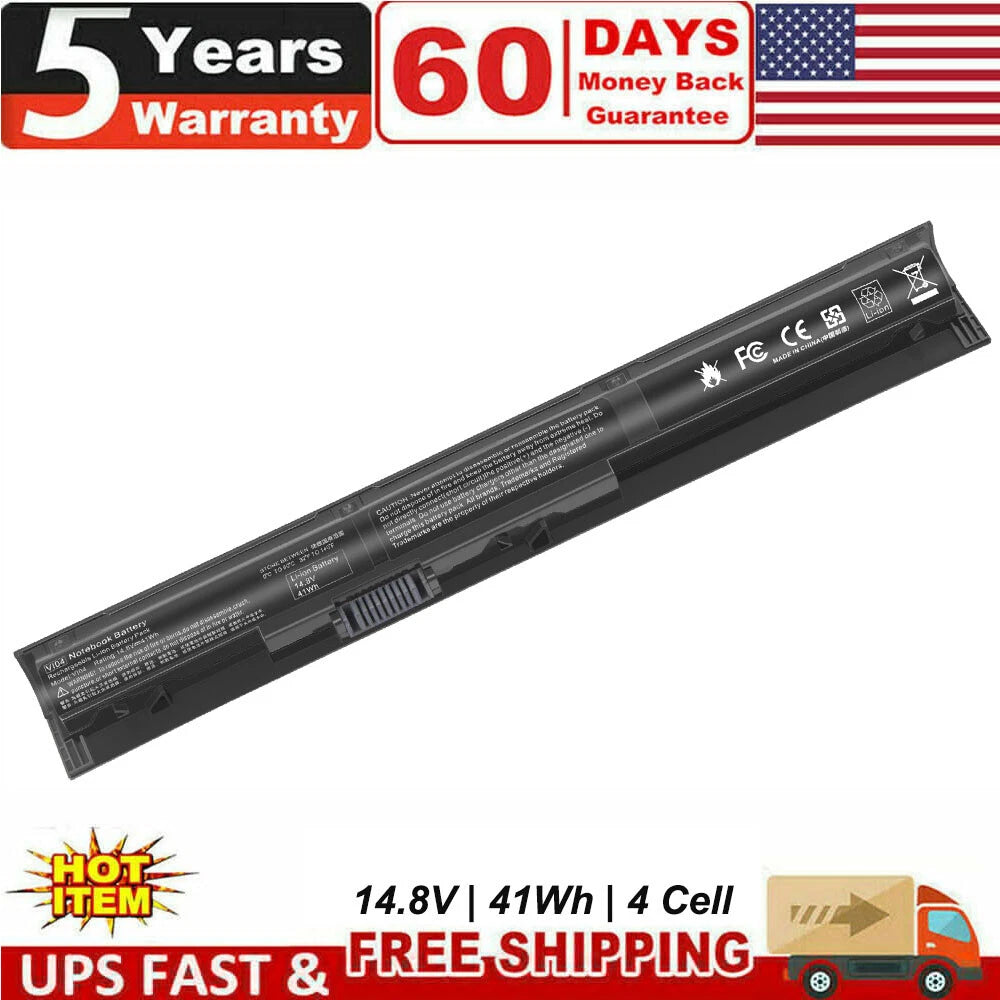 VI04 V104 Laptop Battery for HP Envy 14 15 17 Pavilion 15 17 Series 756743-001