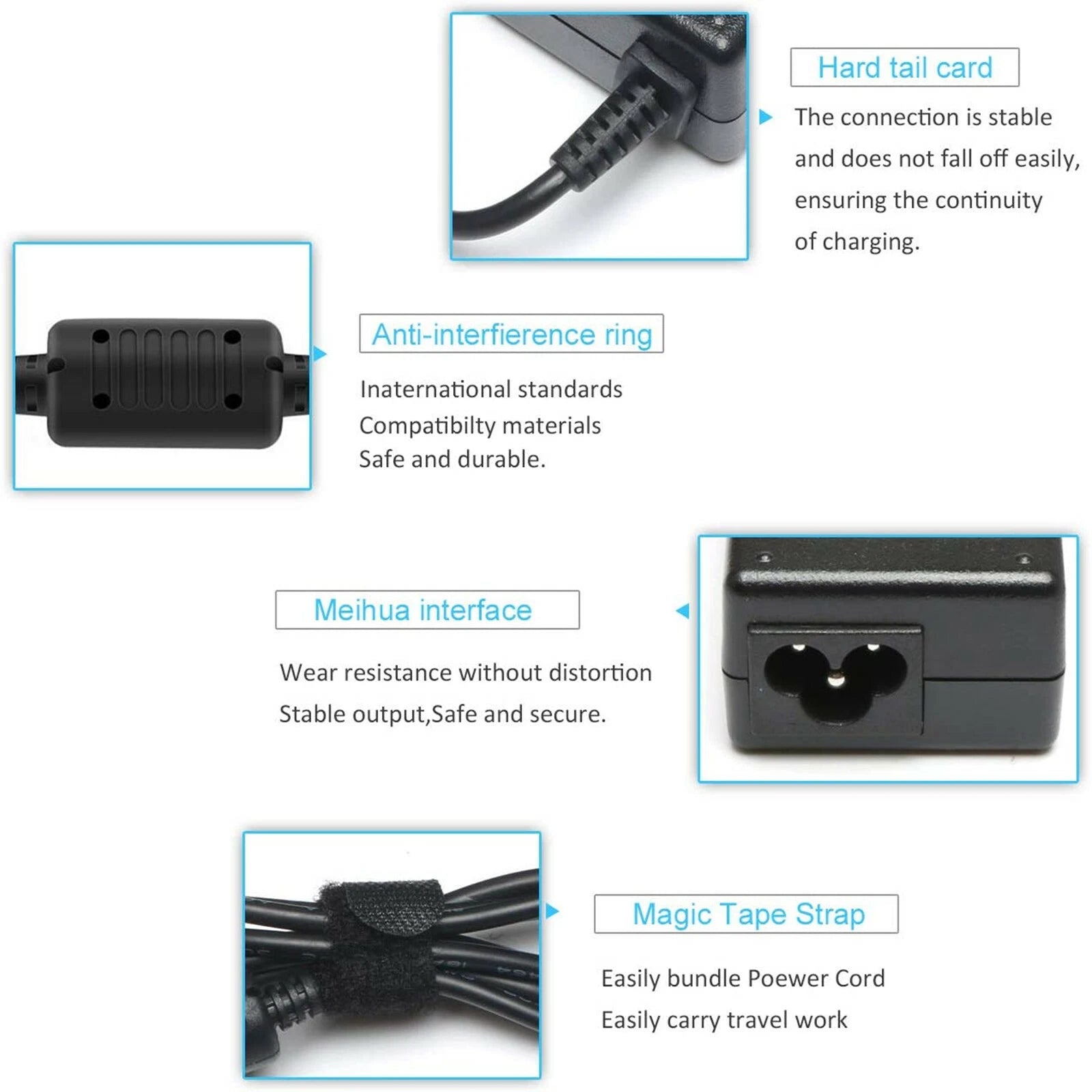 AC Adapter 65W Charger for HP Compaq Presario CQ40 CQ50 CQ56 CQ57 CQ60 CQ61 CQ70