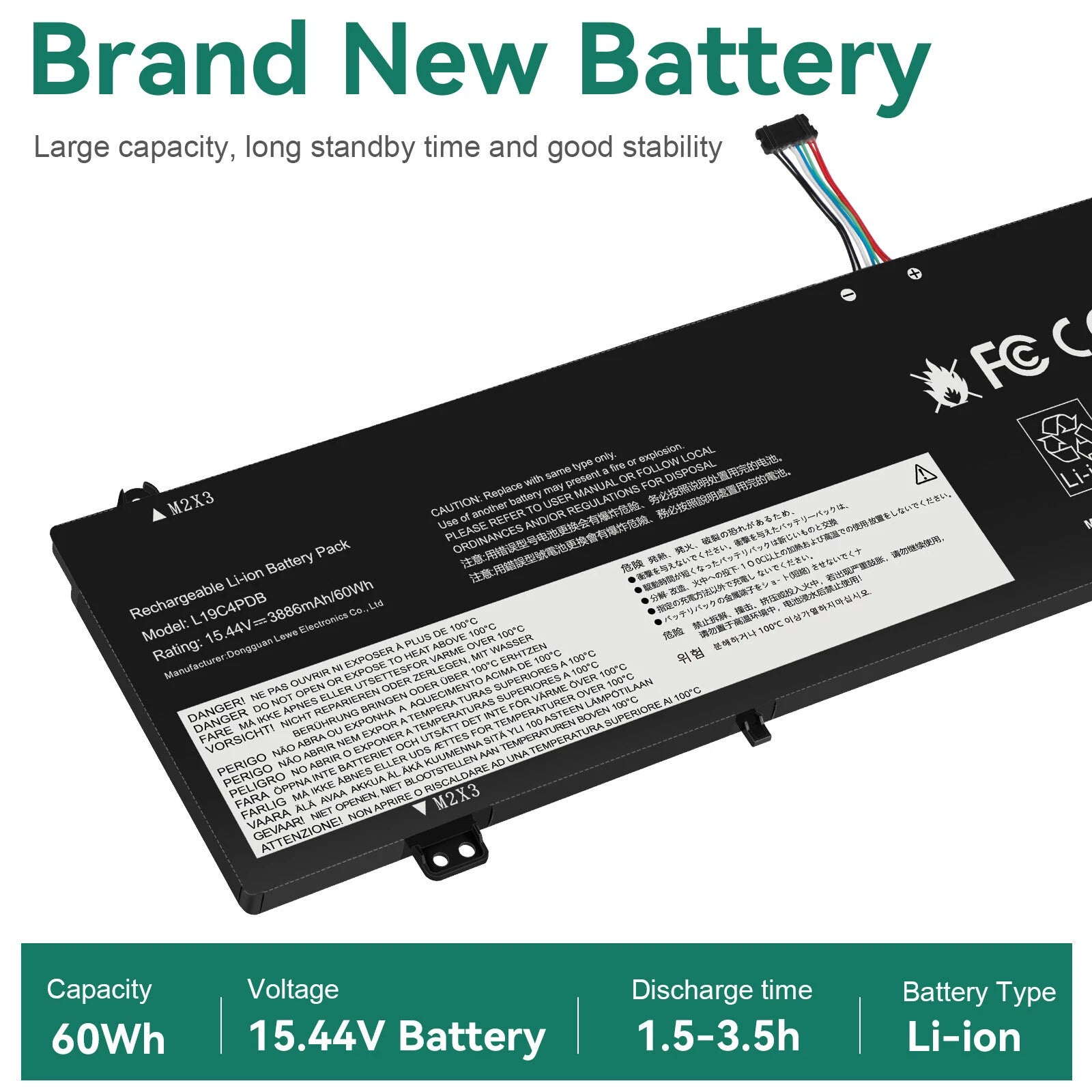 L19C4PDB L20M4PDB Battery For Lenovo ThinkBook 14s Yoga ITL-20WE Series L19M4PDB