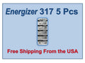 5 Energizer Silver Oxide SR516SW SR516W SR516 1.55V Battery