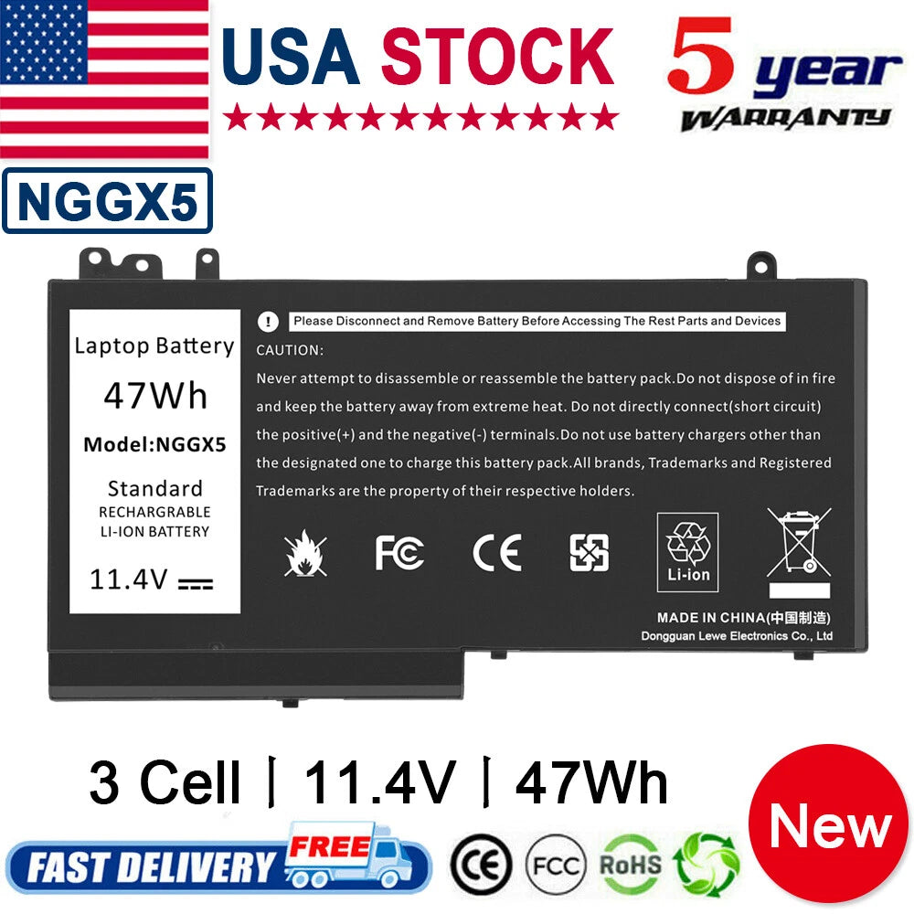 NGGX5 Battery For Dell Latitude E5270 E5470 E5570 Precision M3510 JY8DF PC